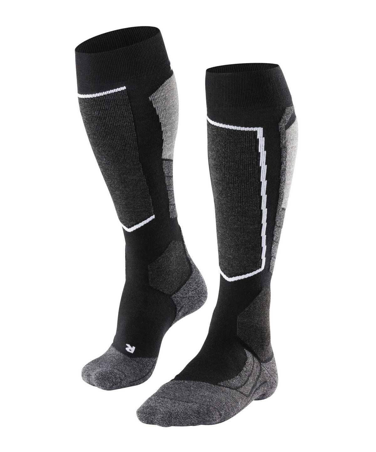 Calzini Uomo Falke SK2 Intermediate Skiing Knee-high Socks Nere | BUDM93578