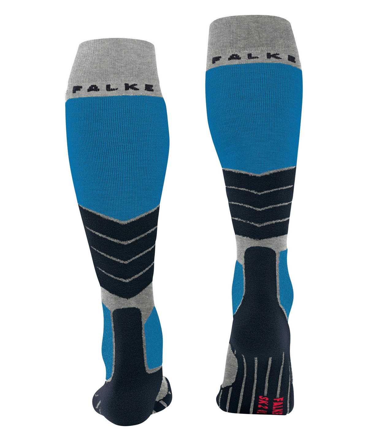 Calzini Uomo Falke SK2 Intermediate Vegan Skiing Knee-high Socks Grigie | BYNM41097