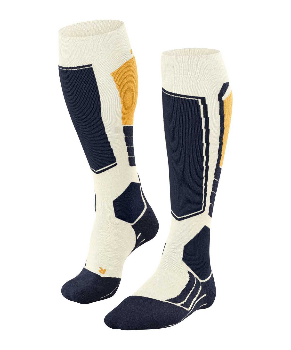 Calzini Uomo Falke SK2 Intermediate Wool Skiing Knee-high Socks Bianche | GVIM48632