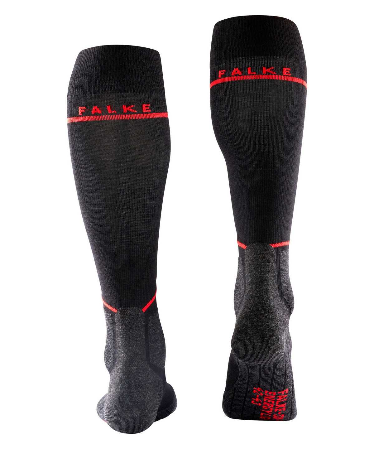 Calzini Uomo Falke SK4 Advanced Compression Light Skiing Knee-high Socks Nere | PWBH38296