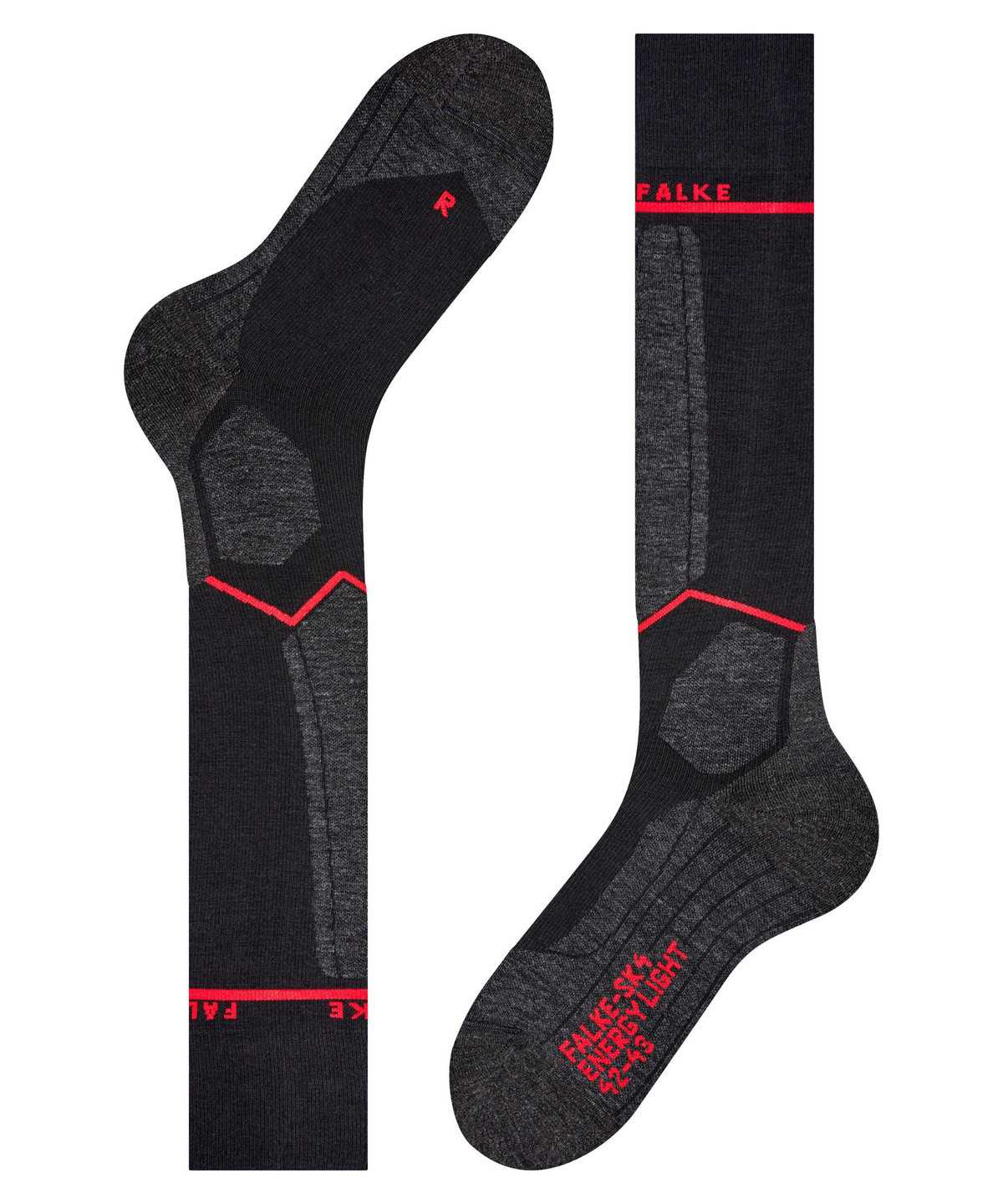 Calzini Uomo Falke SK4 Advanced Compression Light Skiing Knee-high Socks Nere | PWBH38296