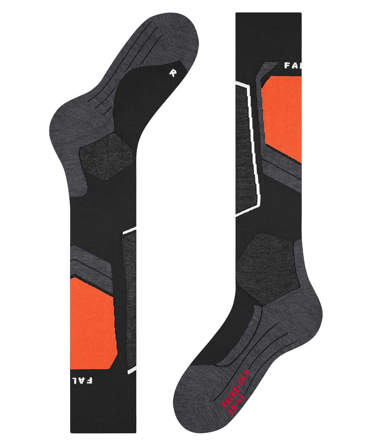 Calzini Uomo Falke SK4 Advanced Skiing Knee-high Socks Nere | NOTV30925