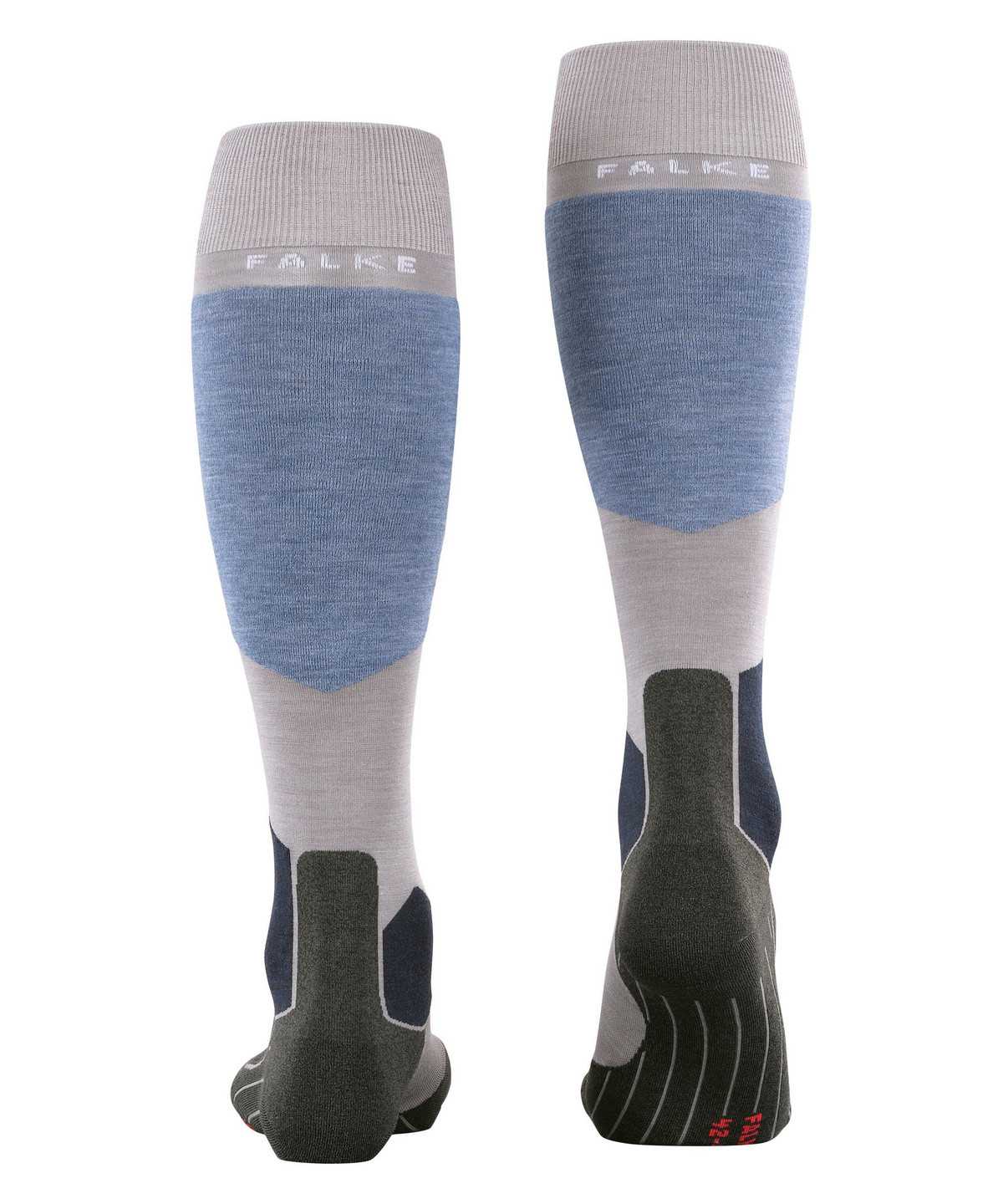 Calzini Uomo Falke SK6 Pro Skiing Knee-high Socks Grigie | NRVW82596