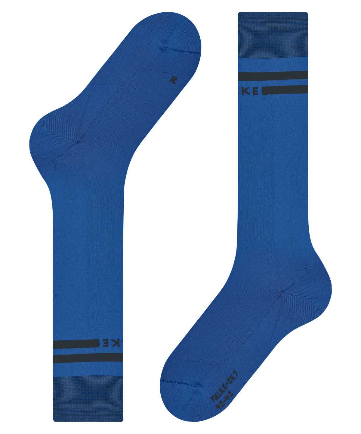 Calzini Uomo Falke SK7 Race Skiing Knee-high Socks Blu | XJAZ56480