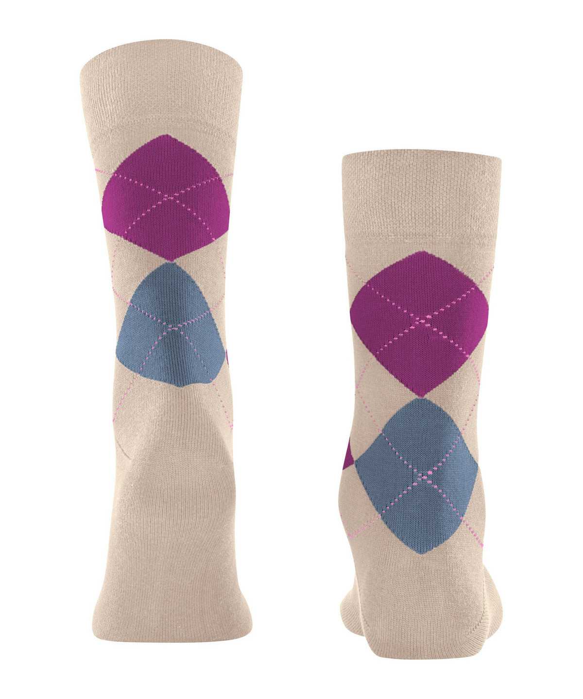 Calzini Uomo Falke Sensitive Argyle Socks Marroni | PDSZ12783