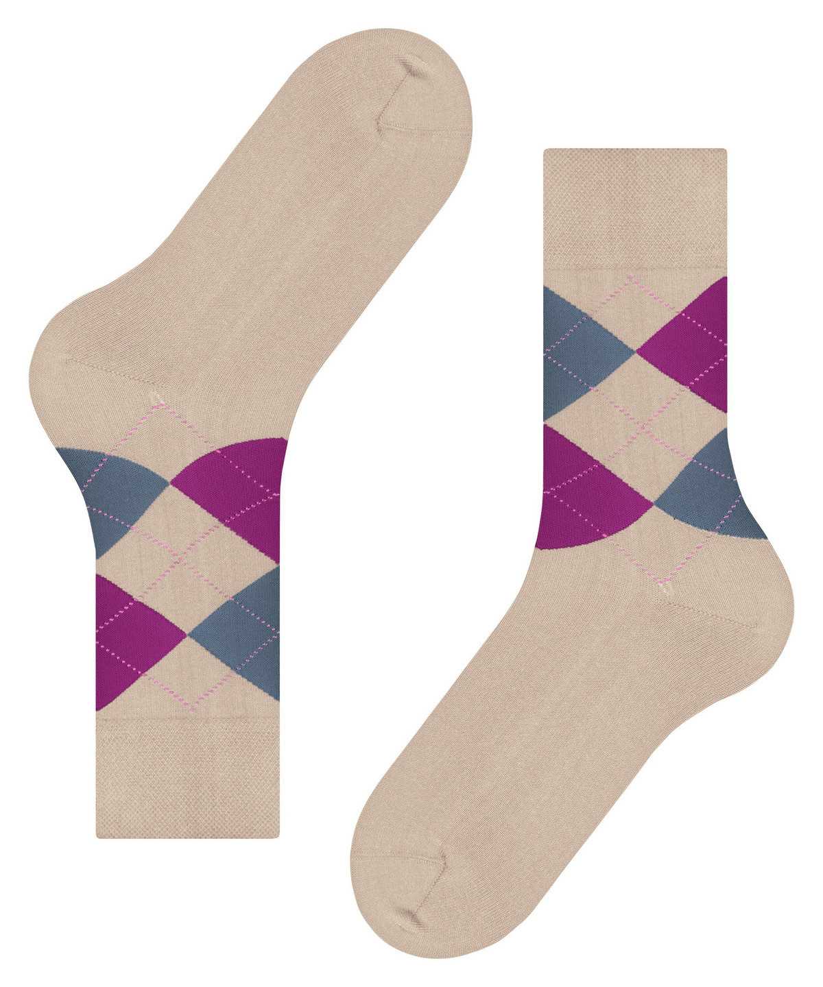 Calzini Uomo Falke Sensitive Argyle Socks Marroni | PDSZ12783