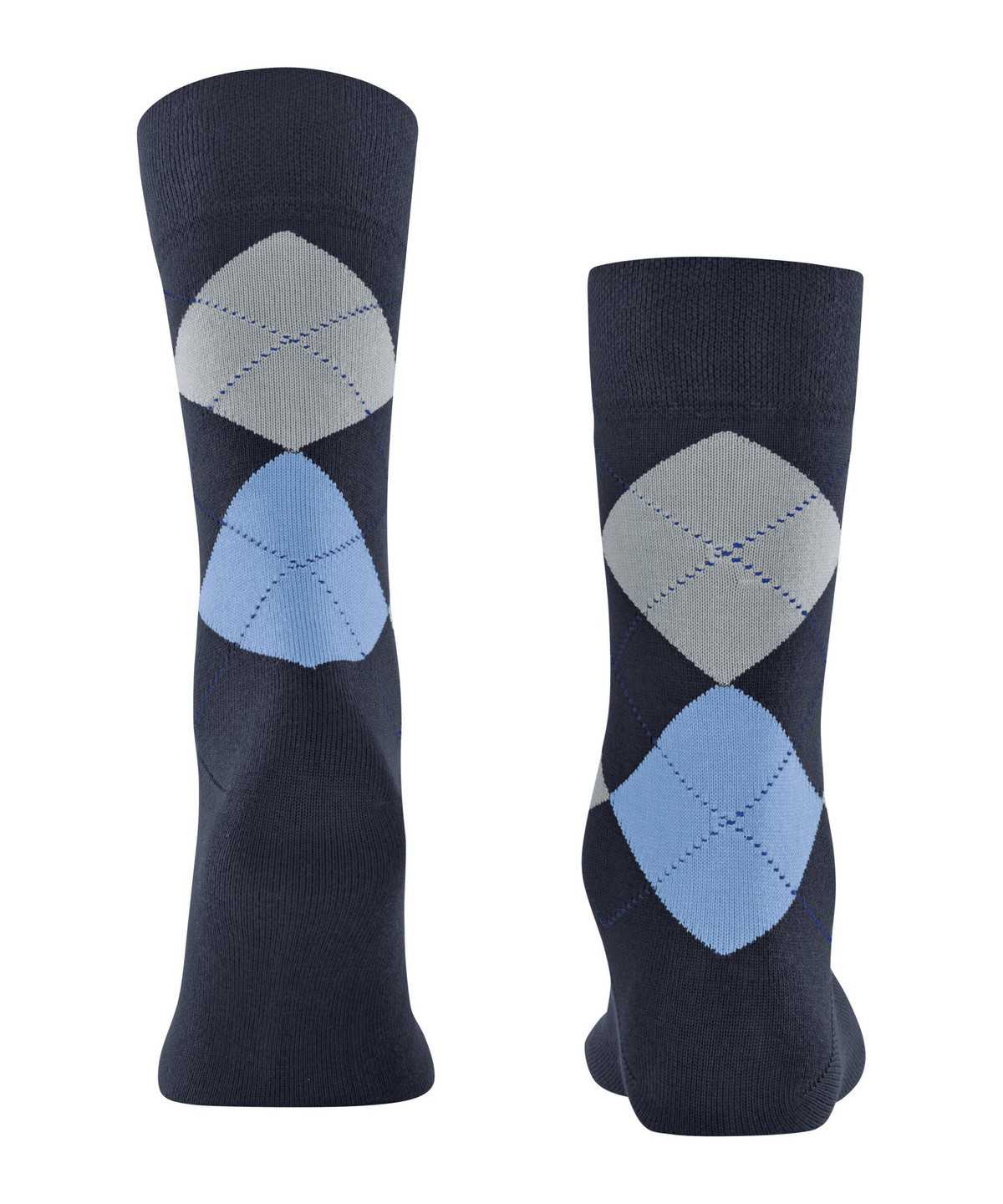 Calzini Uomo Falke Sensitive Argyle Socks Blu | GCBL09354