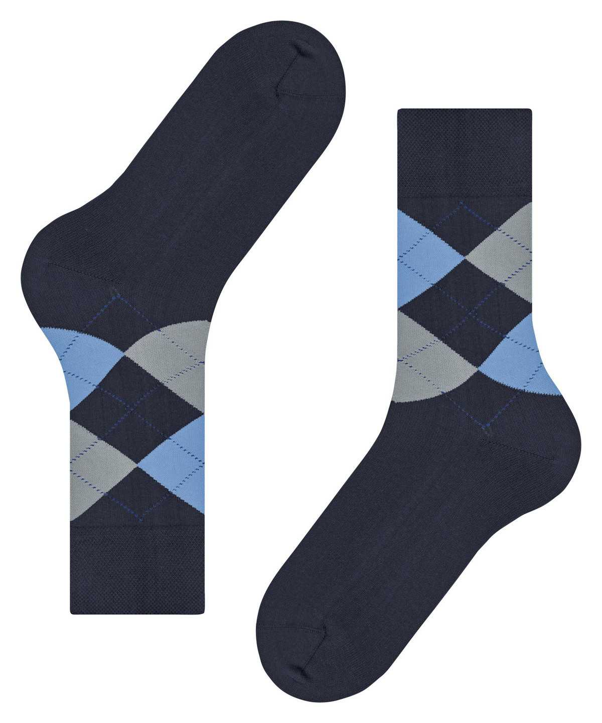 Calzini Uomo Falke Sensitive Argyle Socks Blu | GCBL09354