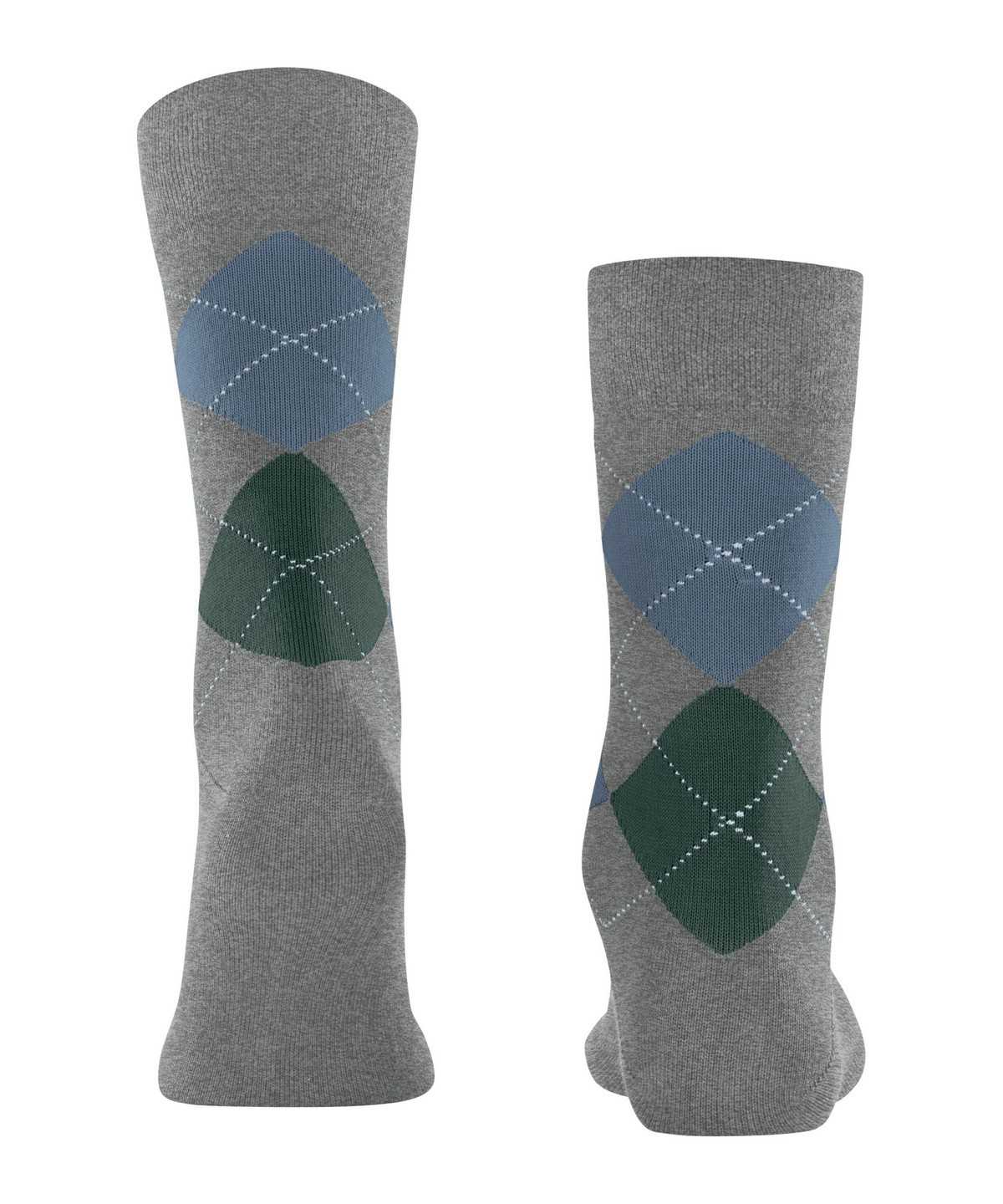 Calzini Uomo Falke Sensitive Argyle Socks Grigie | ANSC49286