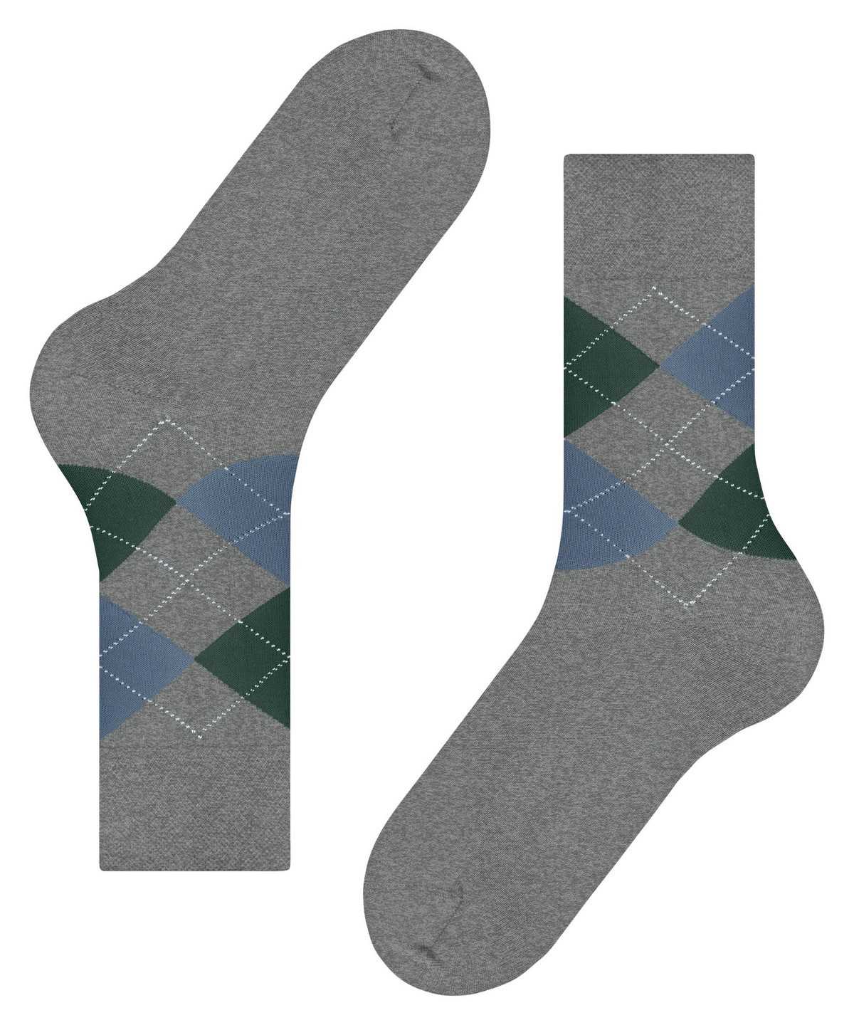 Calzini Uomo Falke Sensitive Argyle Socks Grigie | ANSC49286