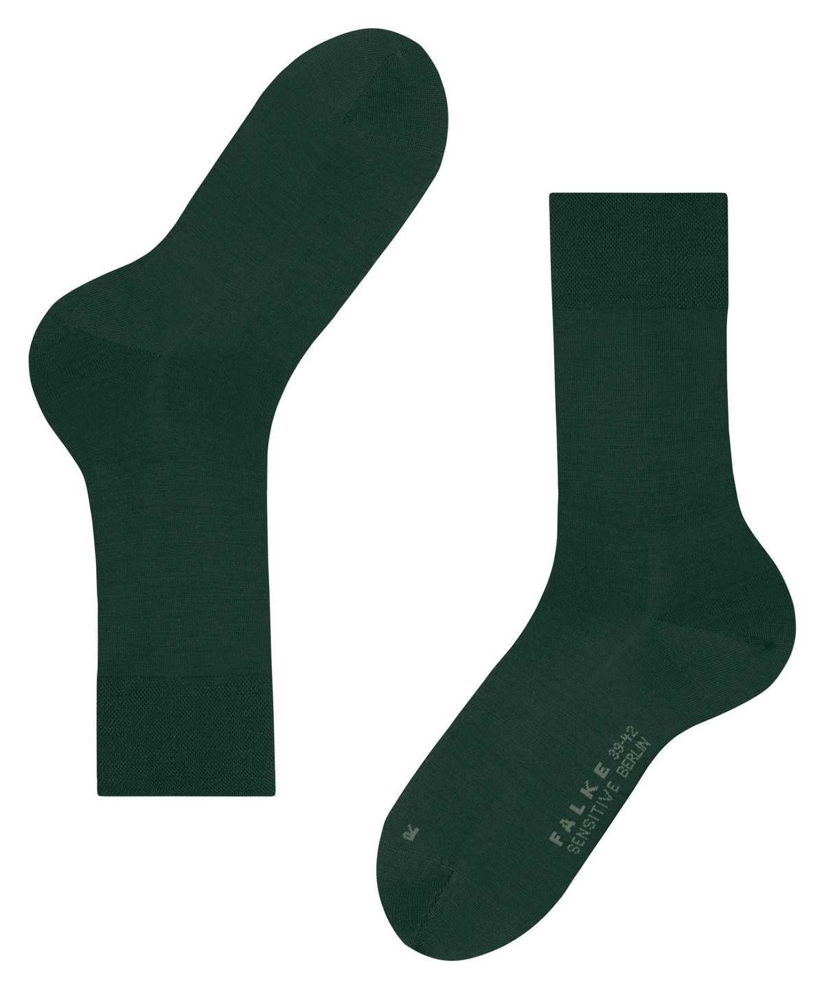 Calzini Uomo Falke Sensitive Berlin Socks Verdi | YDHV76120