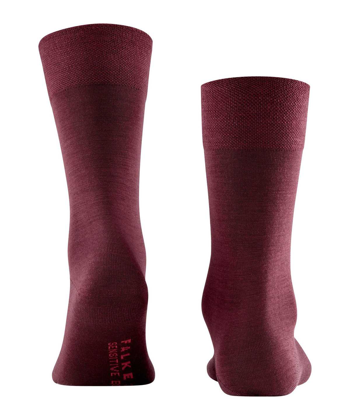 Calzini Uomo Falke Sensitive Berlin Socks Rosse | SLMW69740