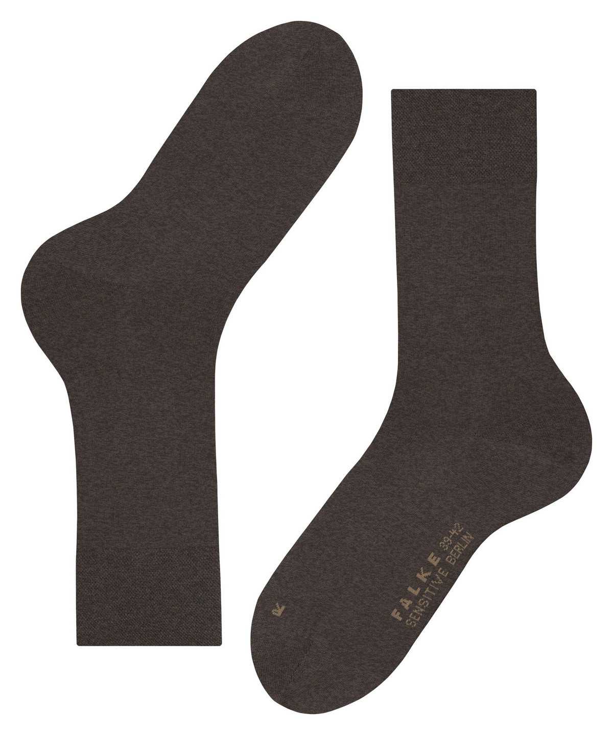 Calzini Uomo Falke Sensitive Berlin Socks Marroni | SOFU54329