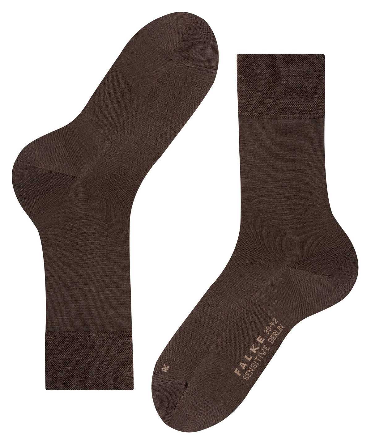 Calzini Uomo Falke Sensitive Berlin Socks Marroni | EPSJ03594