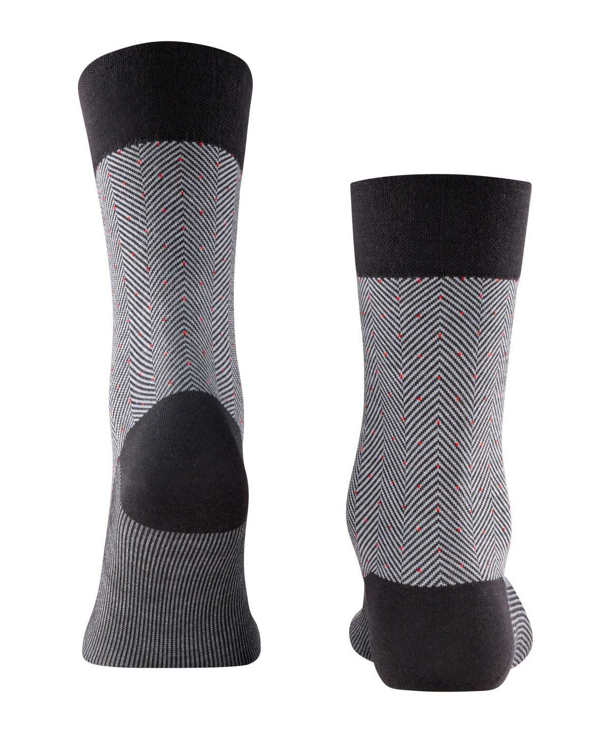 Calzini Uomo Falke Sensitive Herringbone Socks Nere | VANW24817