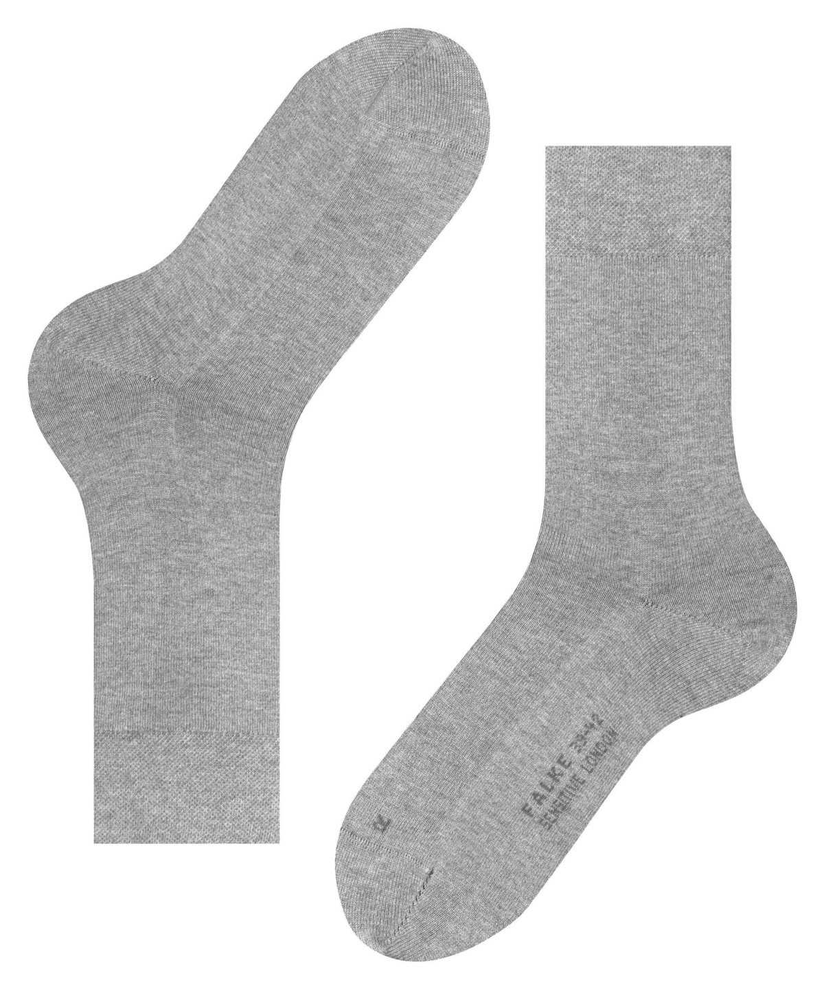 Calzini Uomo Falke Sensitive London Socks Grigie | HGVD63175