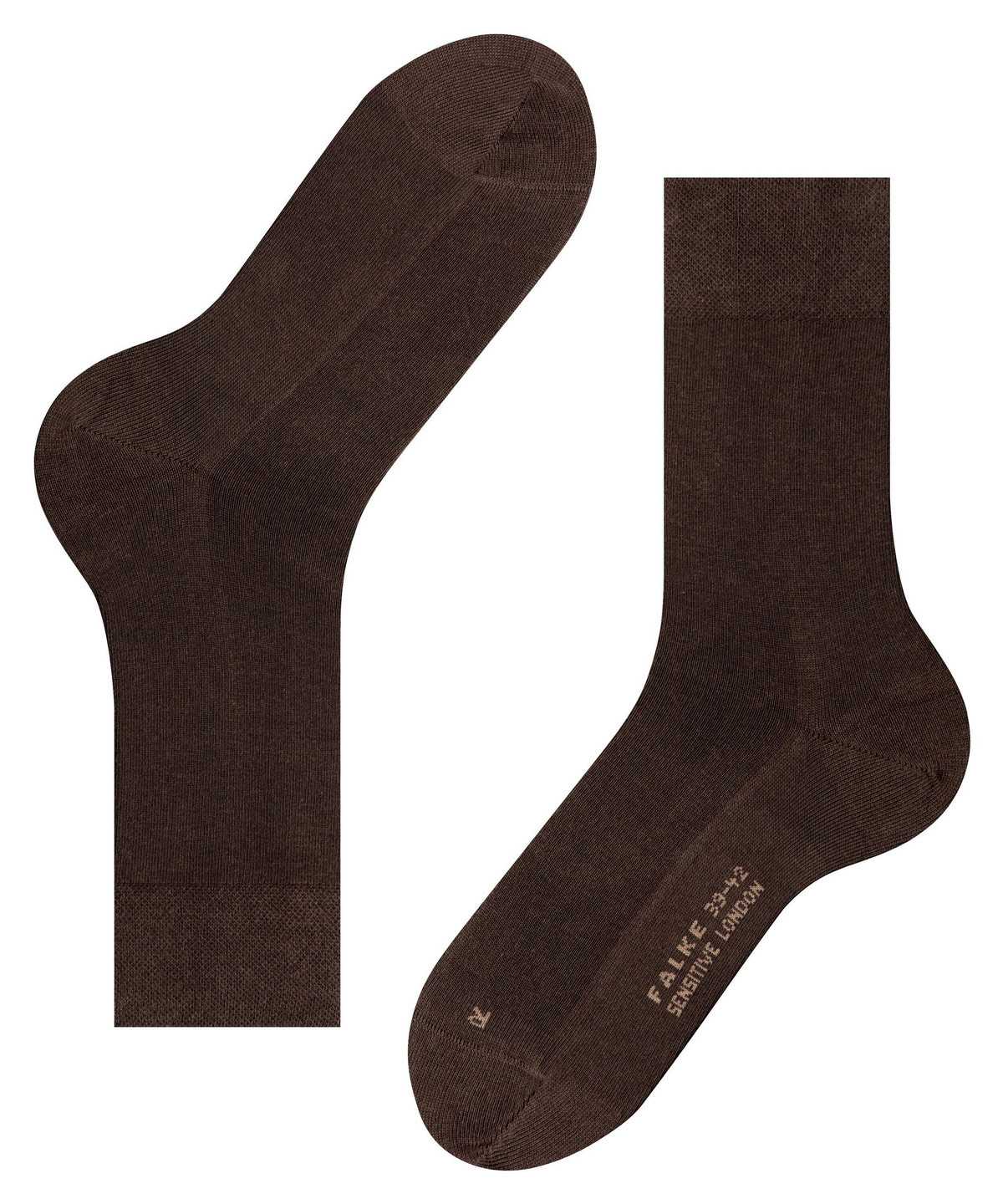 Calzini Uomo Falke Sensitive London Socks Marroni | ALXY23809