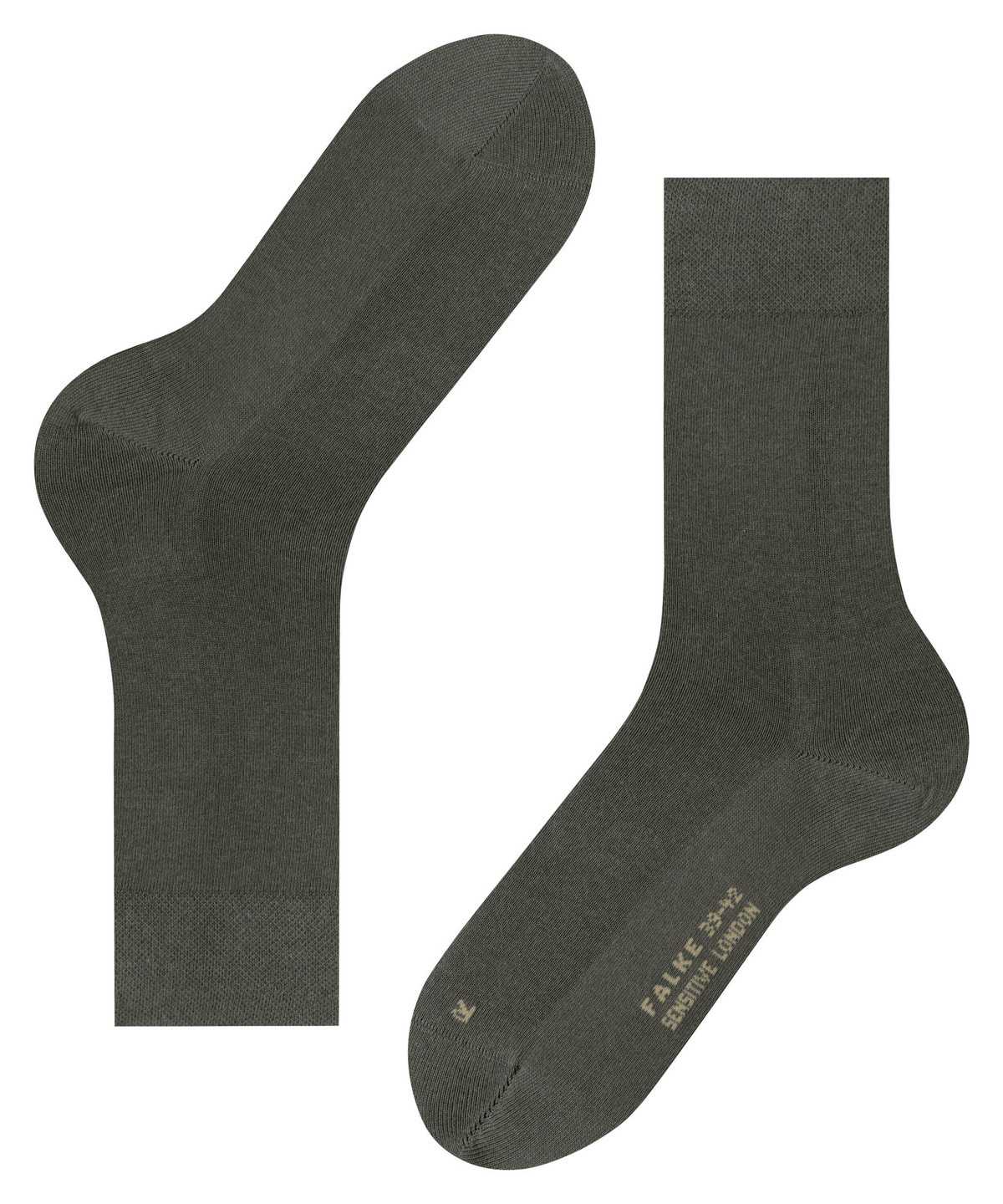 Calzini Uomo Falke Sensitive London Socks Verdi | SWOP07589