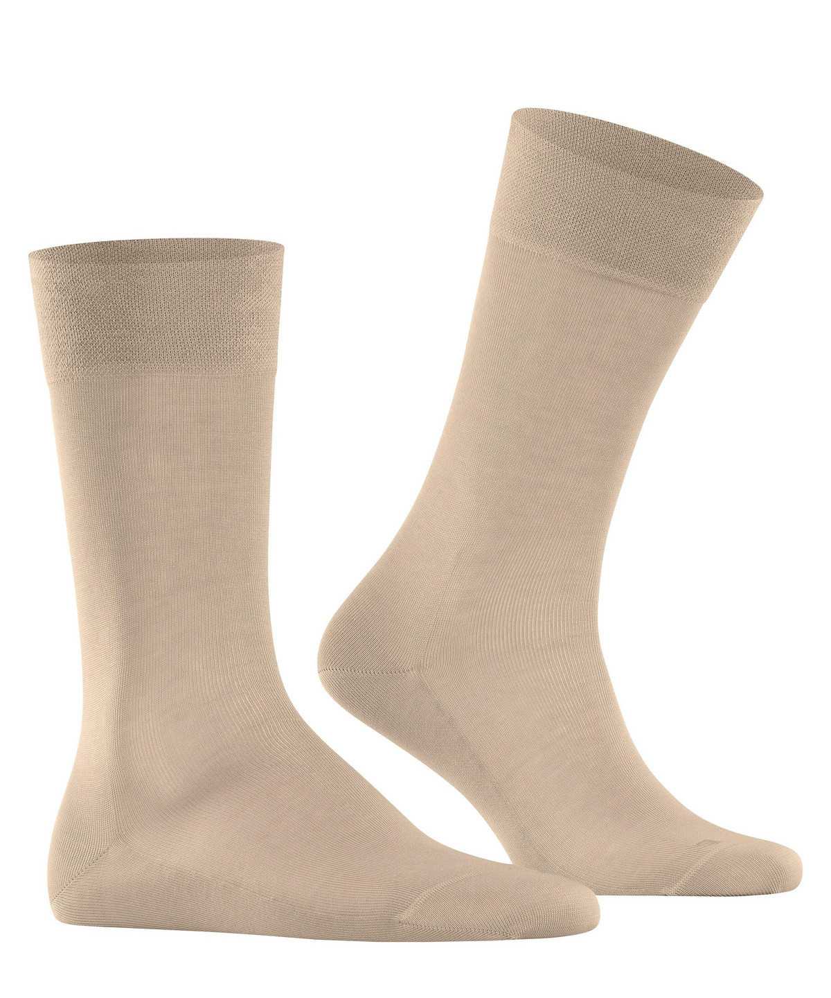 Calzini Uomo Falke Sensitive Malaga Socks Beige | HZWM14098