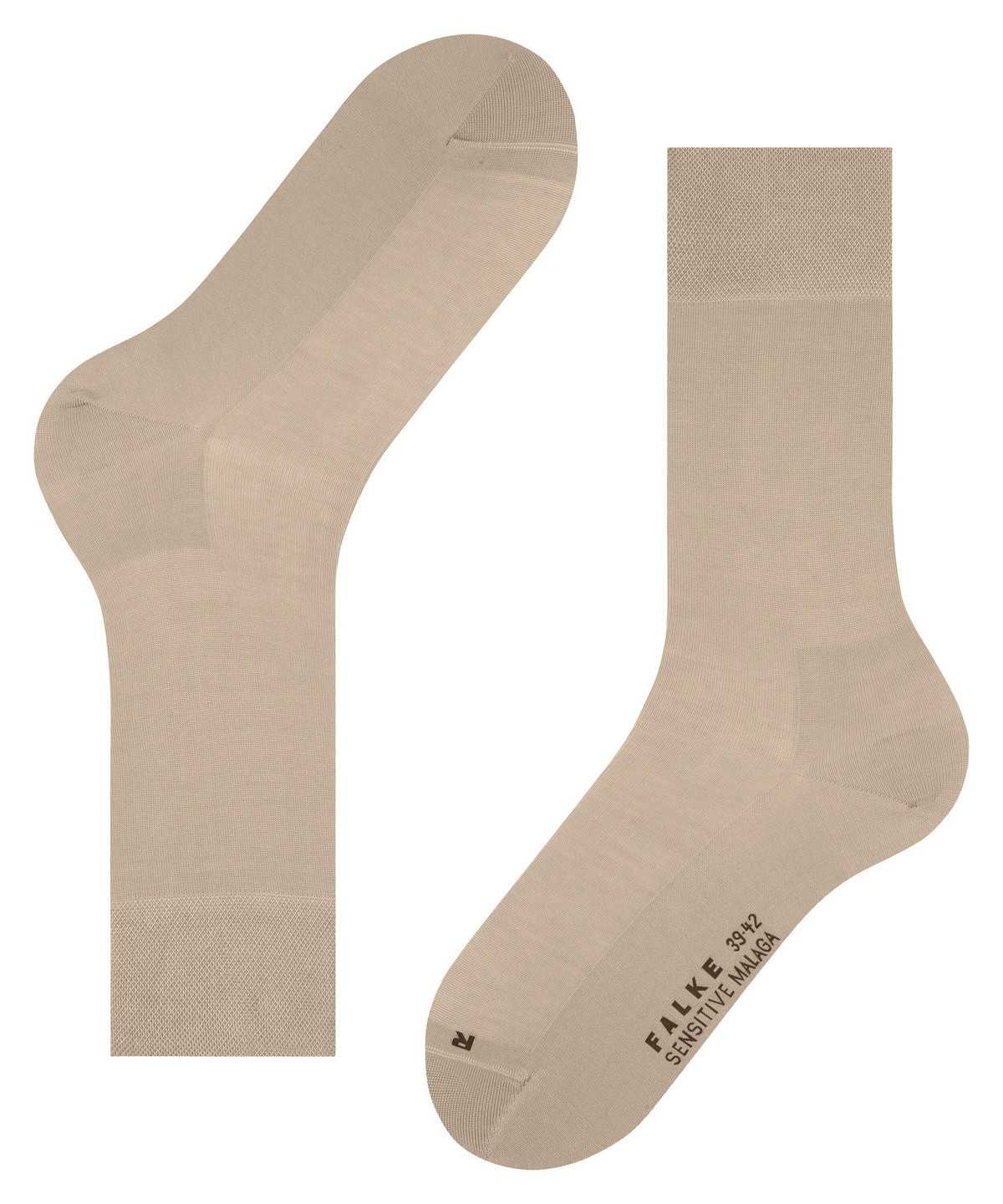 Calzini Uomo Falke Sensitive Malaga Socks Beige | HZWM14098