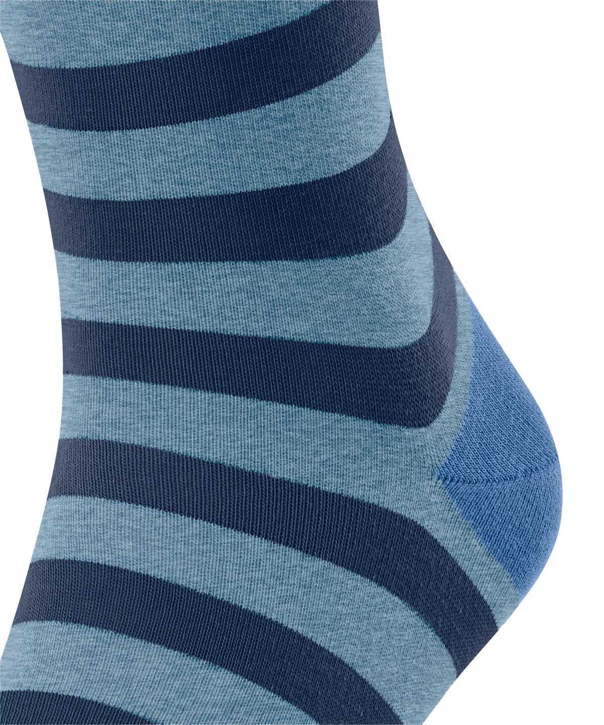 Calzini Uomo Falke Sensitive Mapped Line Socks Blu | YOBV93016