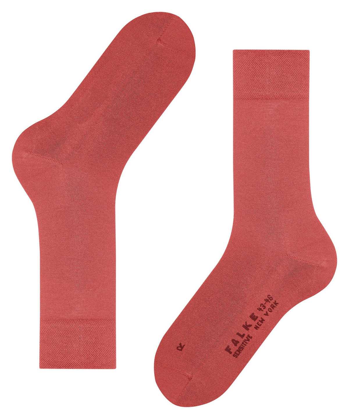 Calzini Uomo Falke Sensitive New York Socks Rosse | WFJG54190