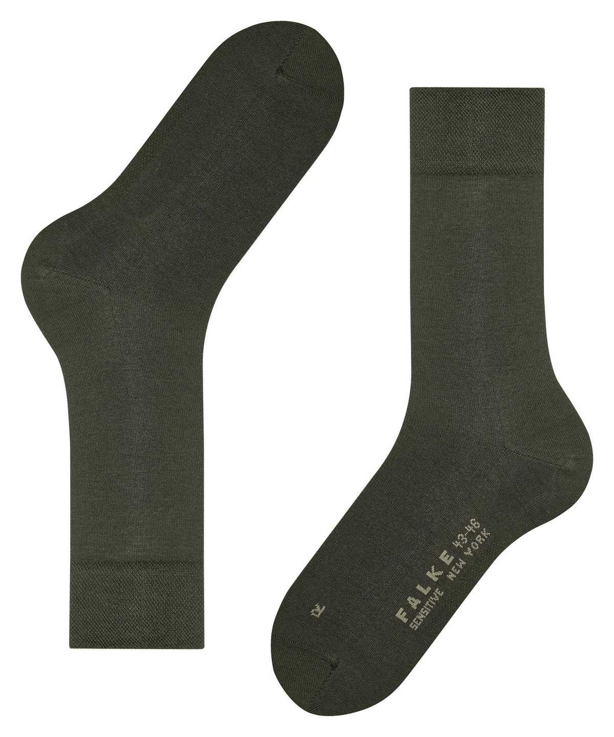 Calzini Uomo Falke Sensitive New York Socks Verdi | WEJZ67359