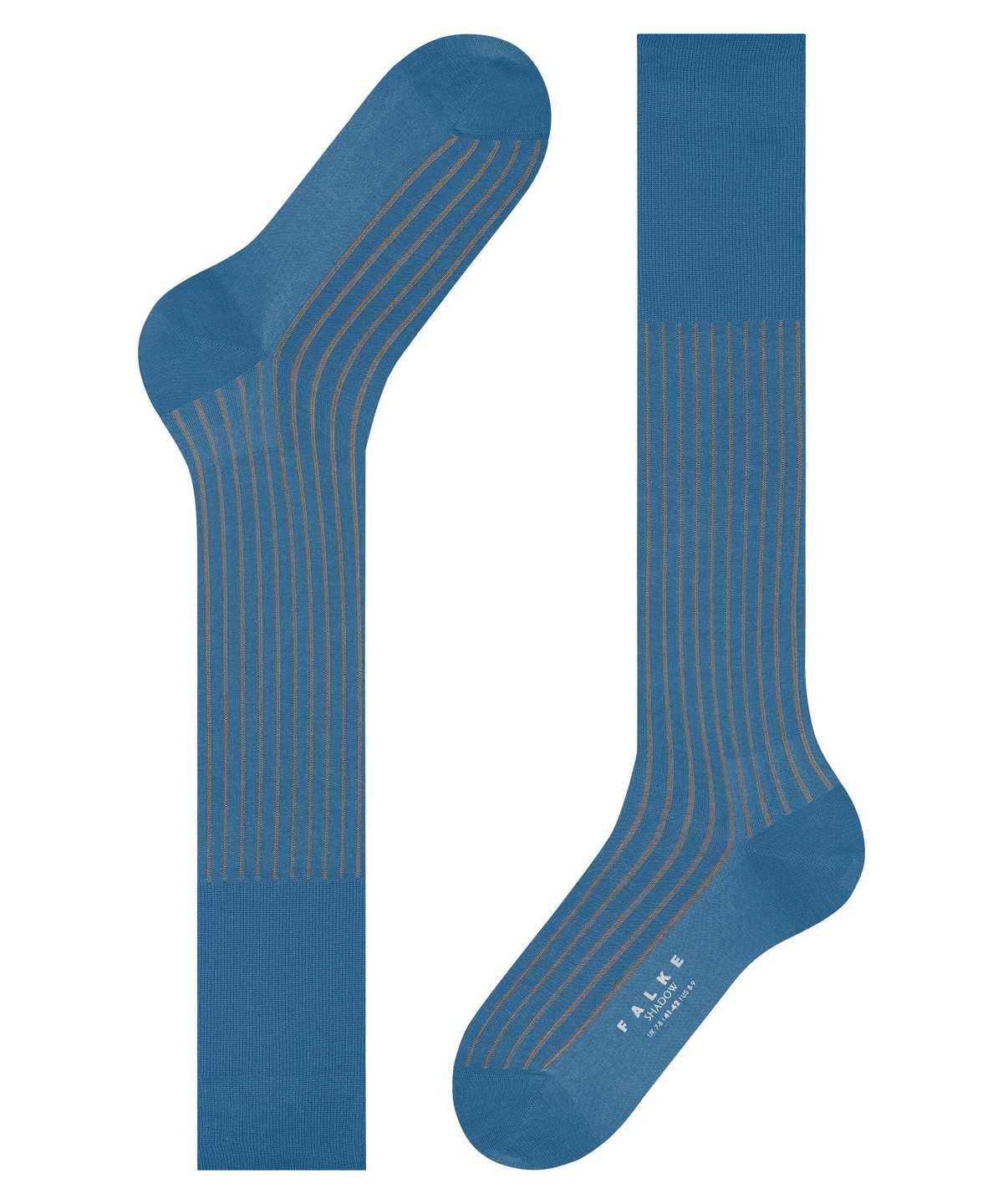 Calzini Uomo Falke Shadow Knee-high Socks Blu | MVXL78142