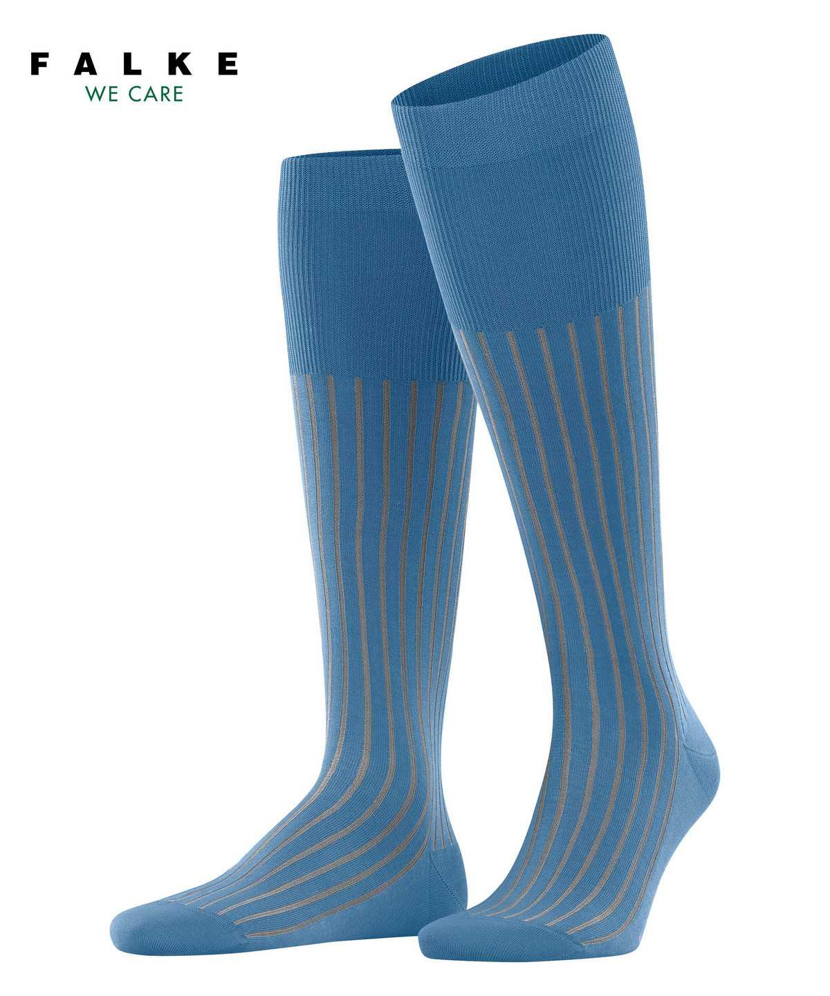 Calzini Uomo Falke Shadow Knee-high Socks Blu | MVXL78142