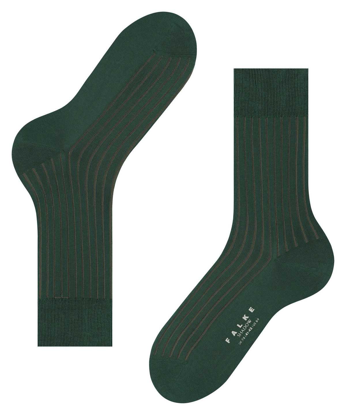 Calzini Uomo Falke Shadow Socks Verdi | UDNR04567