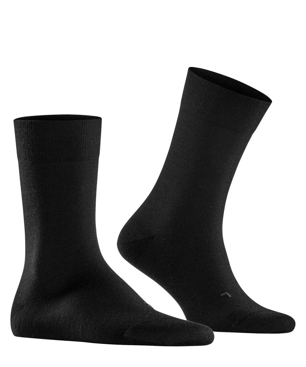 Calzini Uomo Falke Stabilizing Wool Everyday Socks Nere | HOUY19064