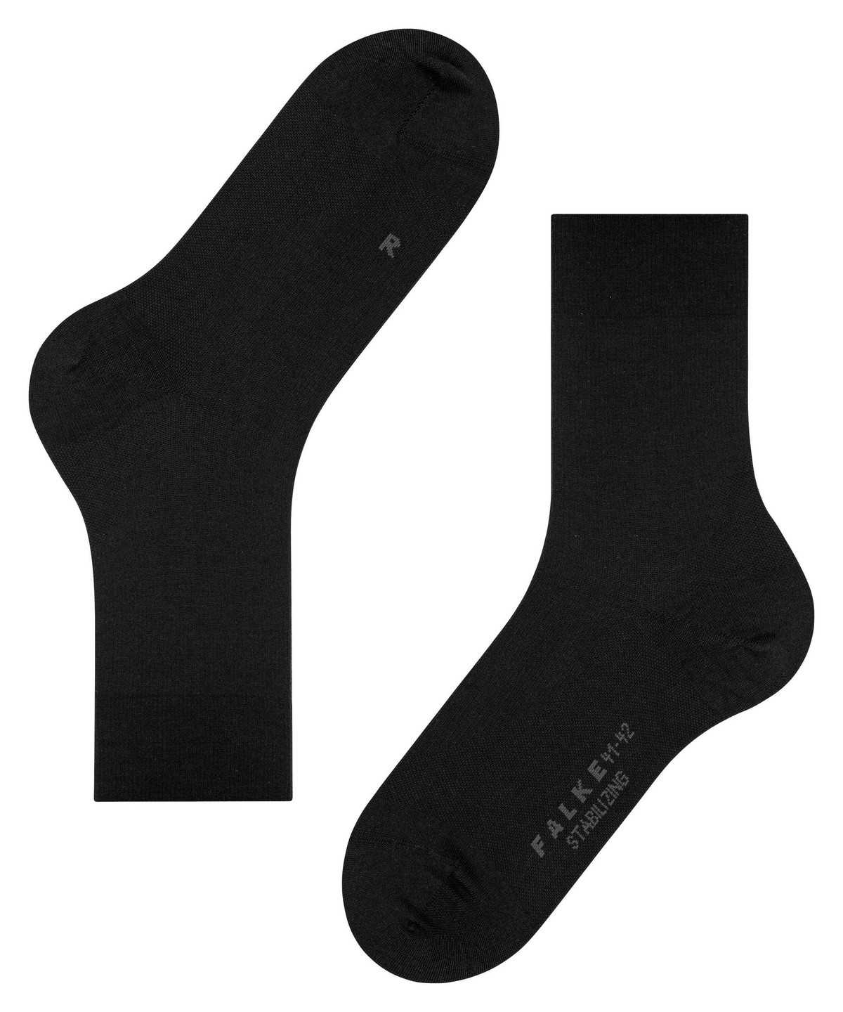 Calzini Uomo Falke Stabilizing Wool Everyday Socks Nere | HOUY19064