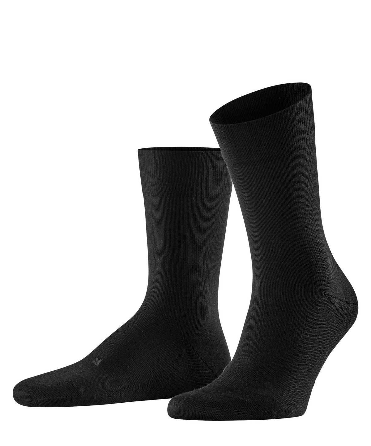 Calzini Uomo Falke Stabilizing Wool Everyday Socks Nere | HOUY19064