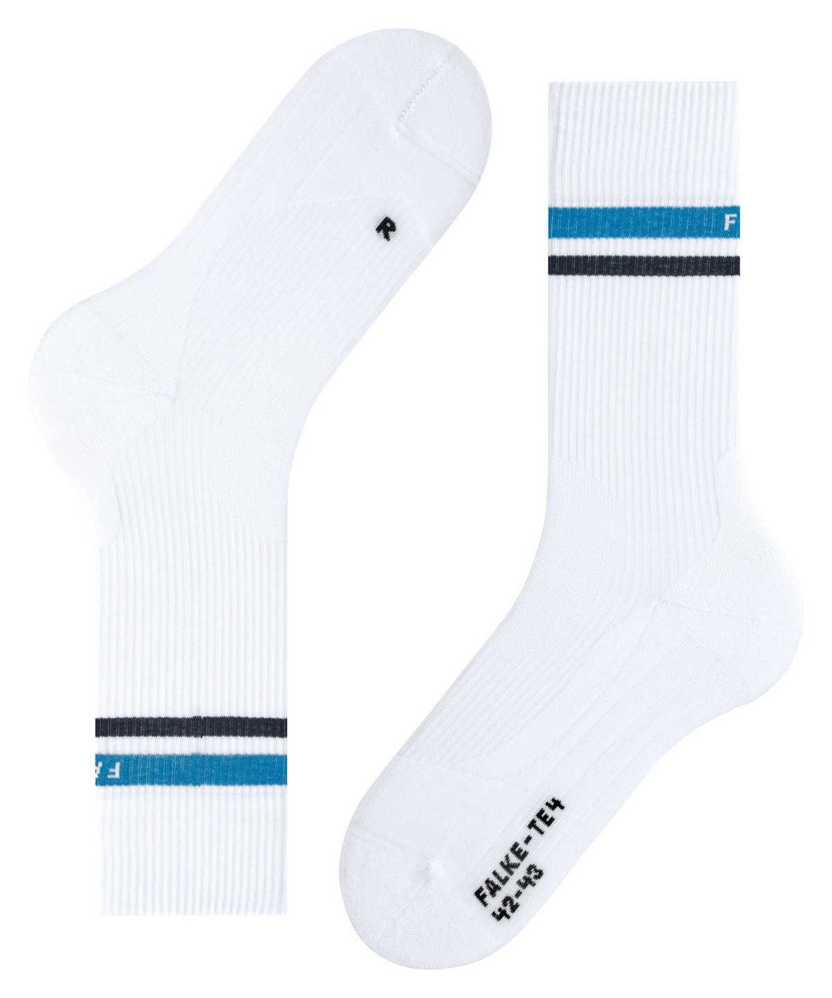 Calzini Uomo Falke TE4 Classic Tennis Socks Bianche | AGZD05473