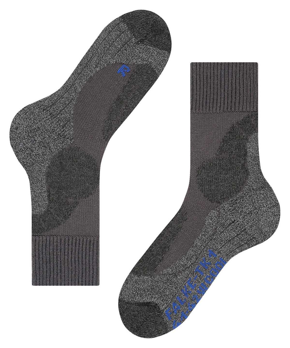 Calzini Uomo Falke TK1 Adventure Cool Trekking Socks Grigie | MIUR65148