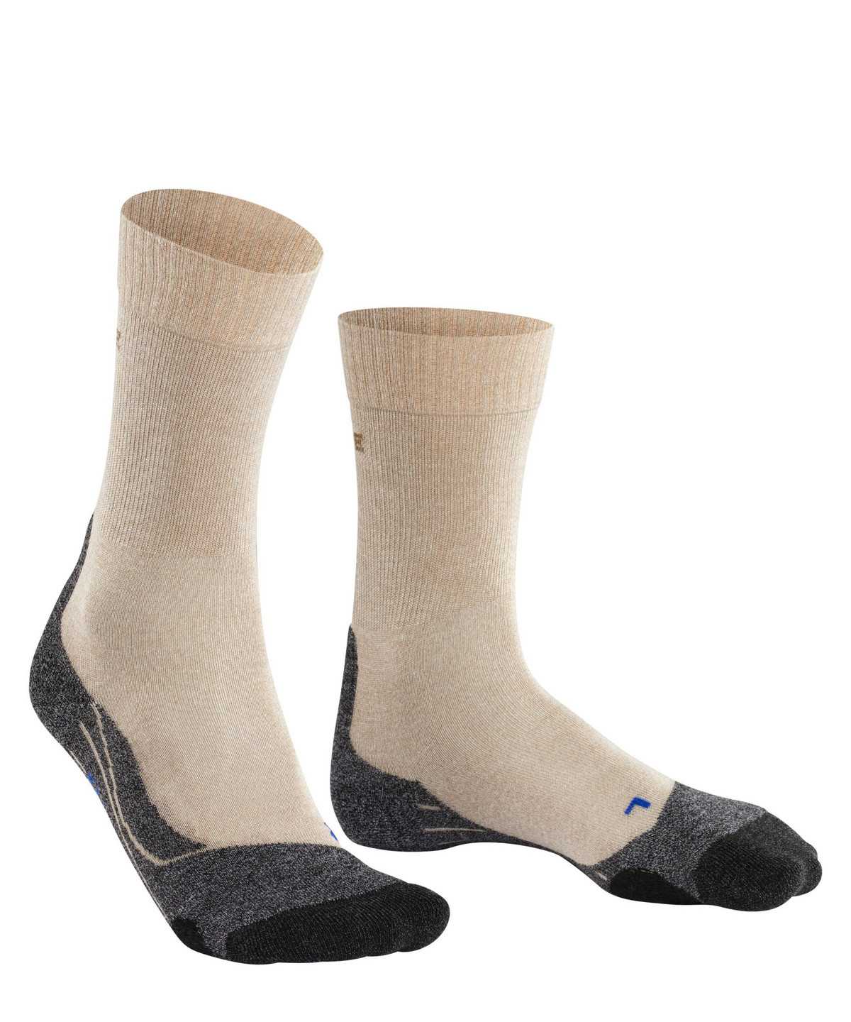 Calzini Uomo Falke TK2 Explore Cool Trekking Socks Beige | YWZU73905