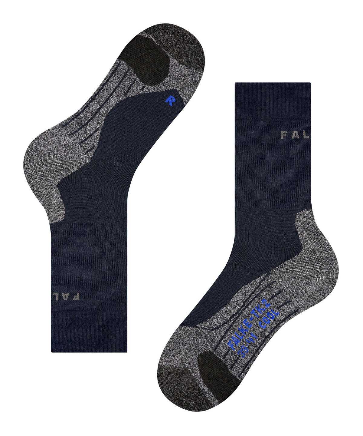 Calzini Uomo Falke TK2 Explore Cool Trekking Socks Blu | AJTY07643