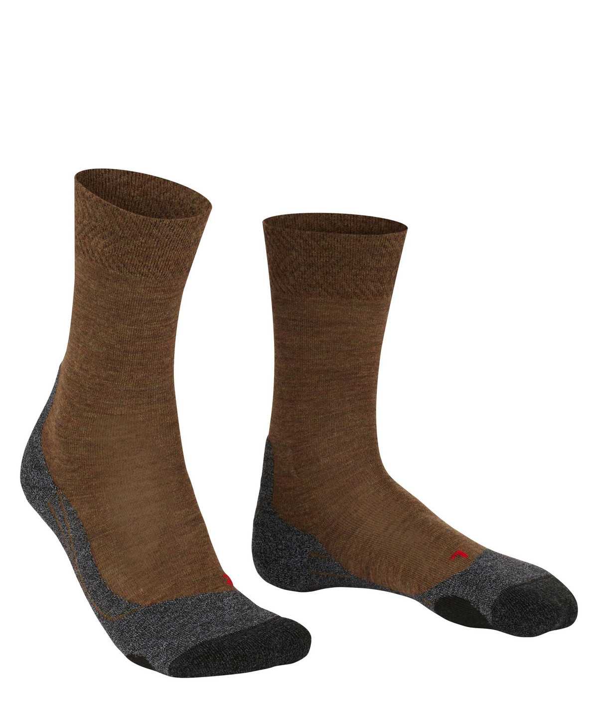 Calzini Uomo Falke TK2 Explore Melange Trekking Socks Marroni | ZXVI17325