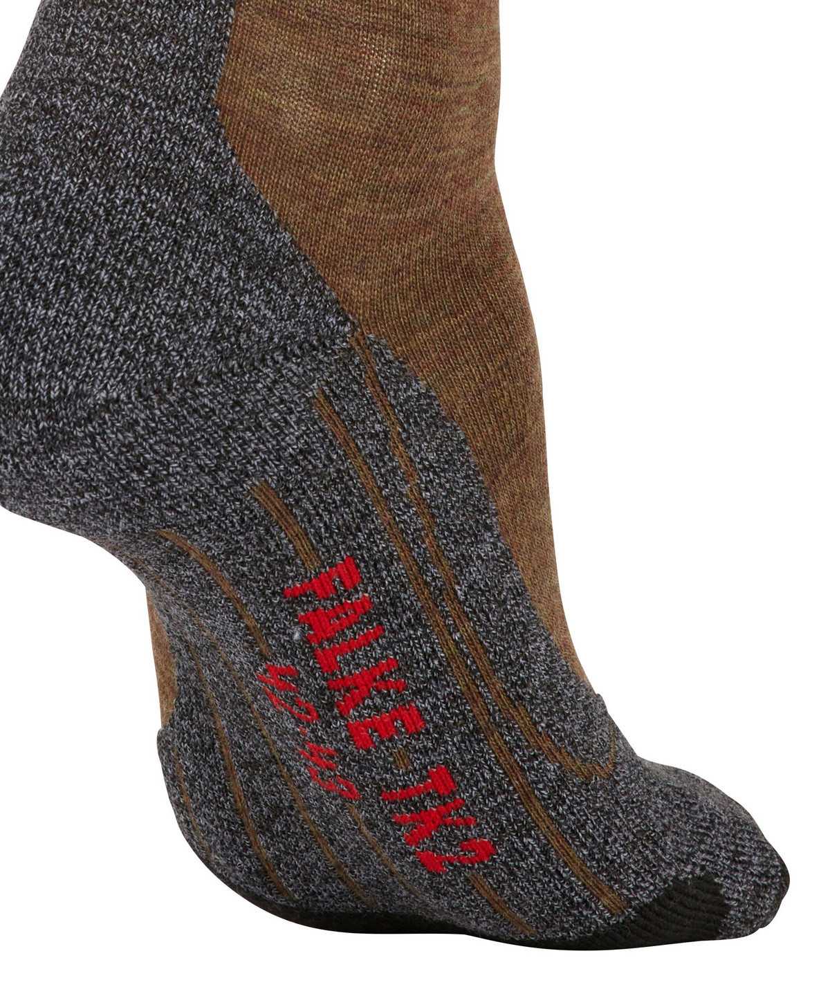 Calzini Uomo Falke TK2 Explore Melange Trekking Socks Marroni | ZXVI17325