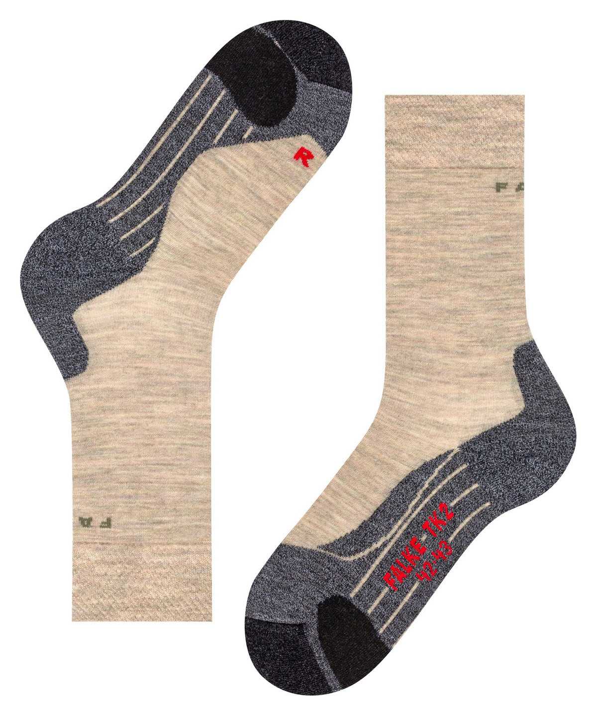 Calzini Uomo Falke TK2 Explore Melange Trekking Socks Verdi | JTPI25389