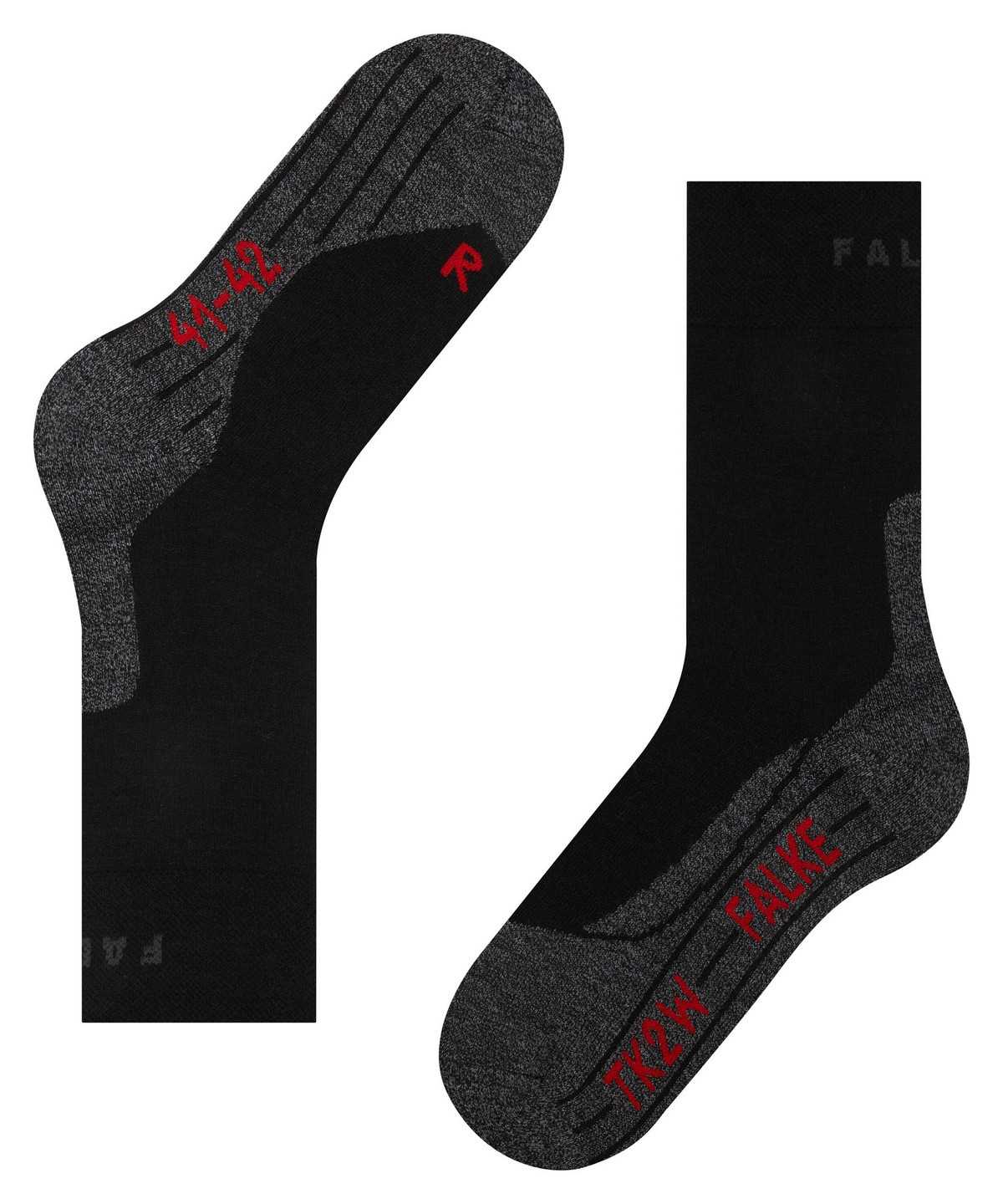 Calzini Uomo Falke TK2 Explore Sensitive Trekking Socks Nere | KYNG68943