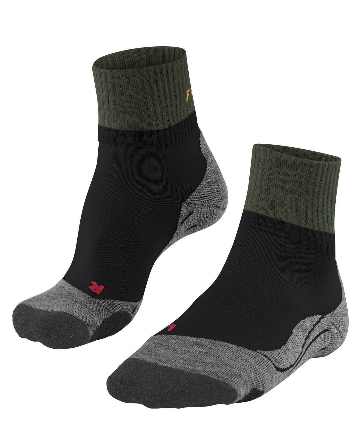 Calzini Uomo Falke TK2 Explore Short Trekking Short sock Nere | AJYH26451