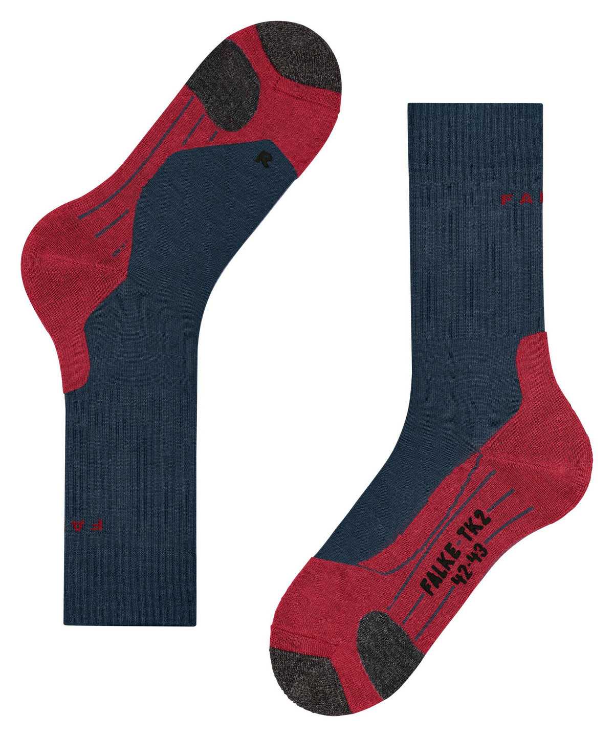 Calzini Uomo Falke TK2 Explore Trekking Socks Blu | ROYZ58792