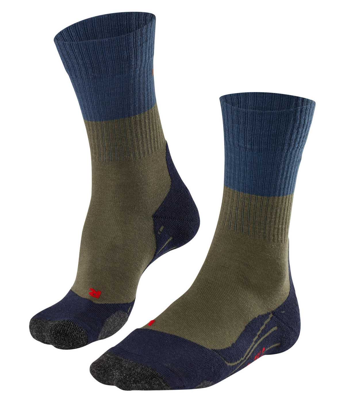 Calzini Uomo Falke TK2 Explore Trekking Socks Verdi | IXUE89412