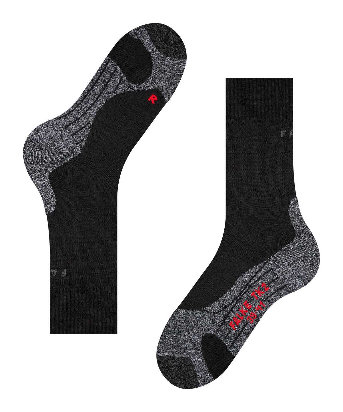 Calzini Uomo Falke TK2 Explore Trekking Socks Nere | QSNK50216