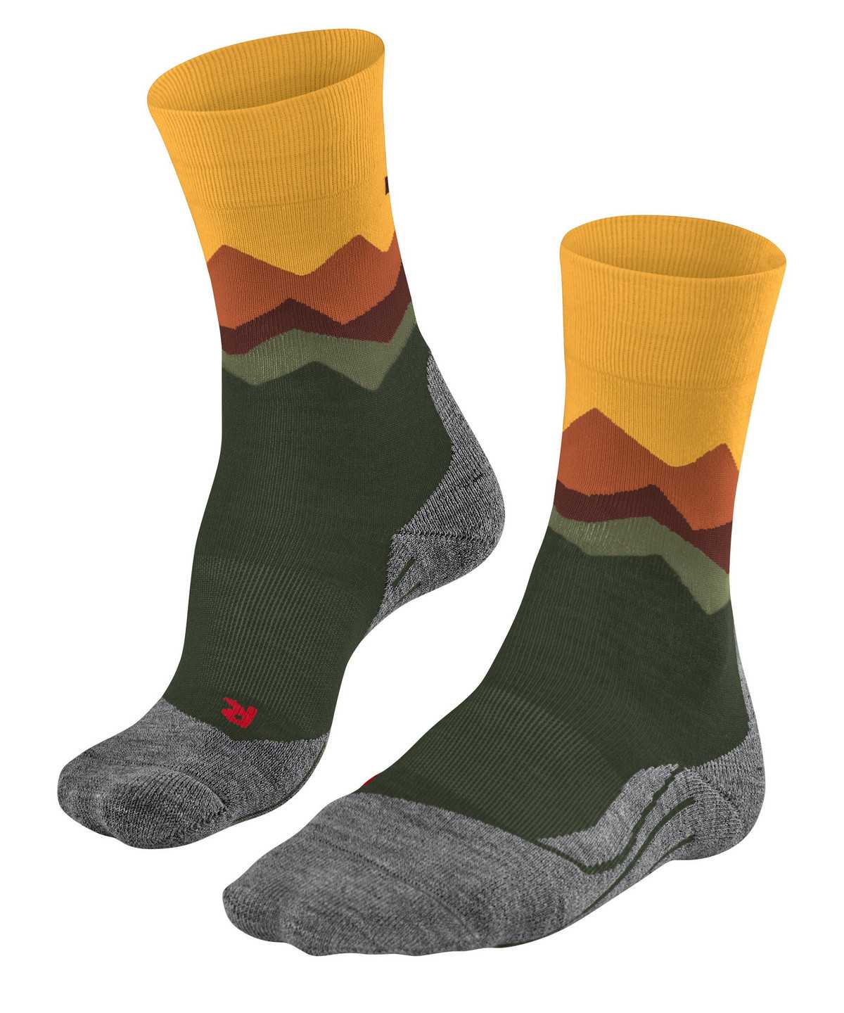 Calzini Uomo Falke TK2 Explore Trekking Socks Verdi | YCRF50137