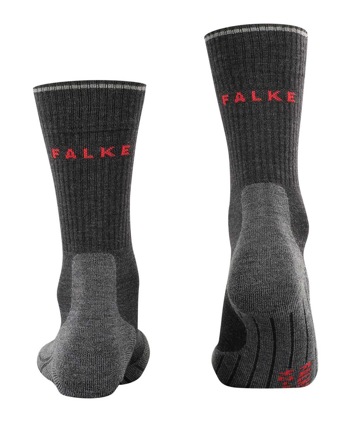 Calzini Uomo Falke TK2 Explore Wool Silk Trekking Socks Grigie | ZHRQ67529