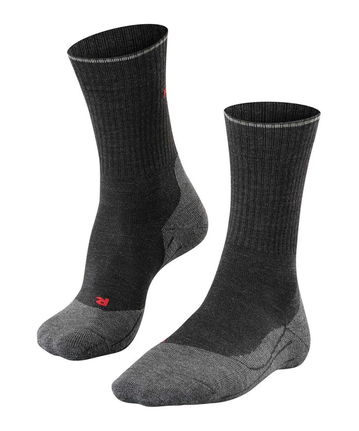 Calzini Uomo Falke TK2 Explore Wool Silk Trekking Socks Grigie | ZHRQ67529