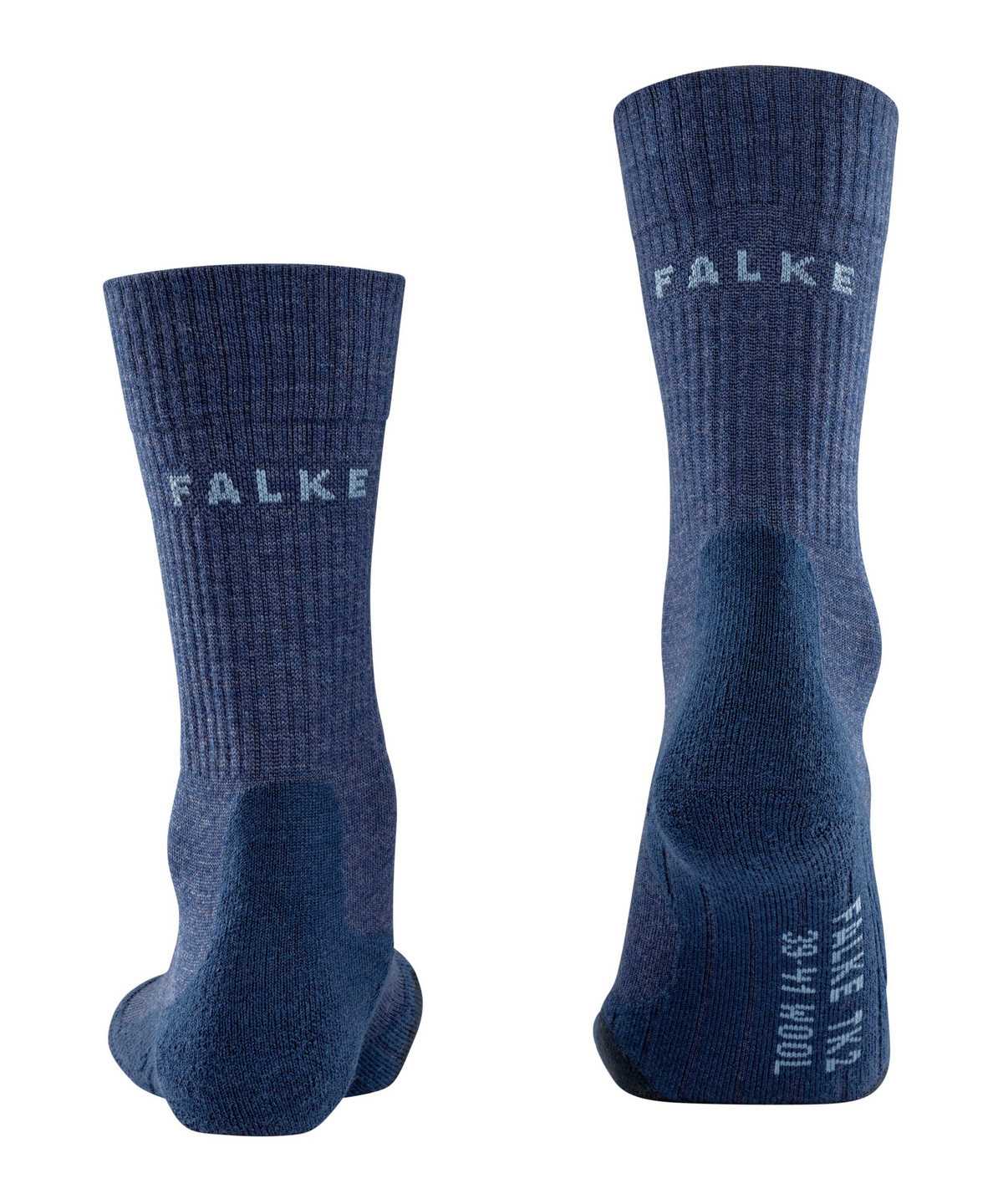 Calzini Uomo Falke TK2 Explore Wool Trekking Socks Blu | EZLS50918