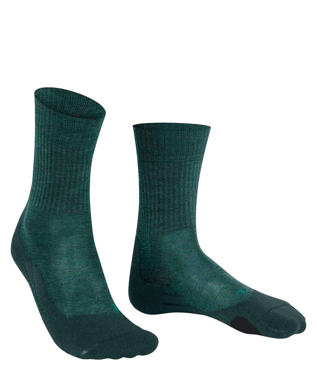 Calzini Uomo Falke TK2 Explore Wool Trekking Socks Verdi | ZOJF54289